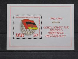 DDR 1977 Sowjet Freundsch. Block 47 **