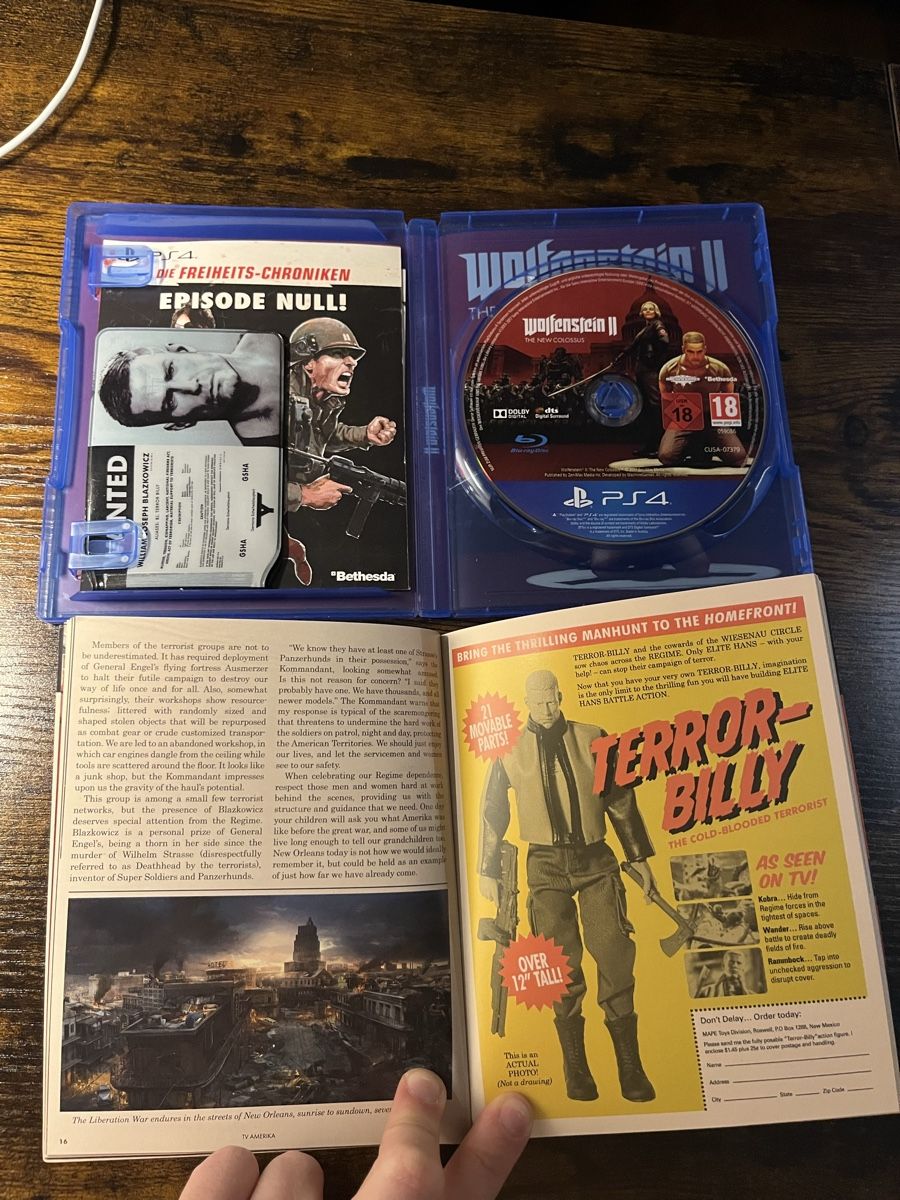 Sony Giochi: Wolfenstein II for PS4 with exclusive content – Usato da Zürich venduto da rtinise 2