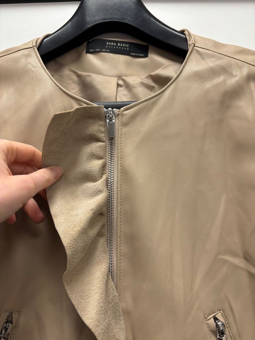 Zara Giacche: Blazer/Jacke Lederoptik  - Zara - Gr. M/L – Usato da Brügg BE venduto da schwimmer01 1