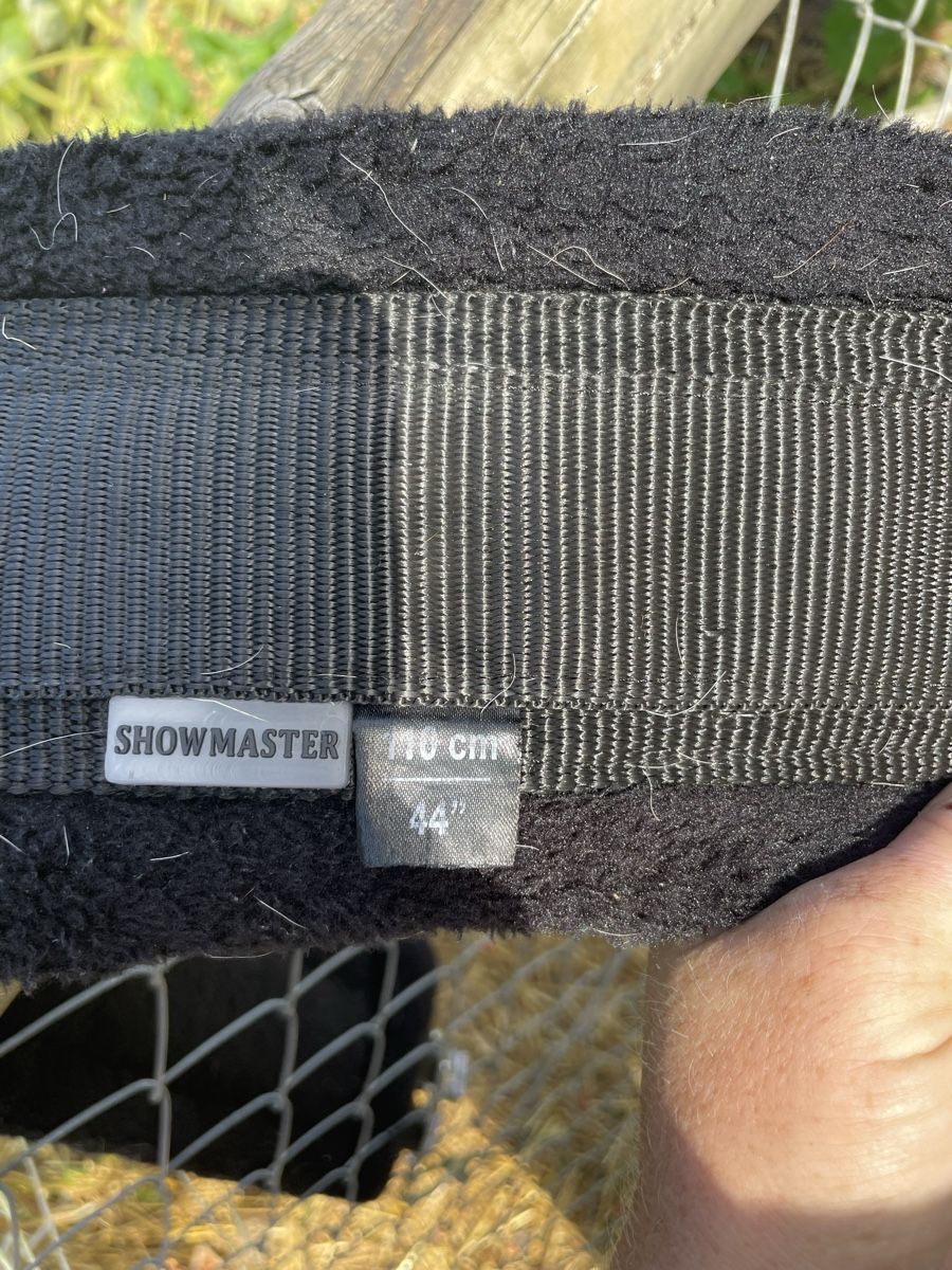 Selle & Accessori: Schwarzer Langgurt von Showmaster, 110 cm, neuwertig – Usato da Ortschwaben venduto da JeepOverland 4