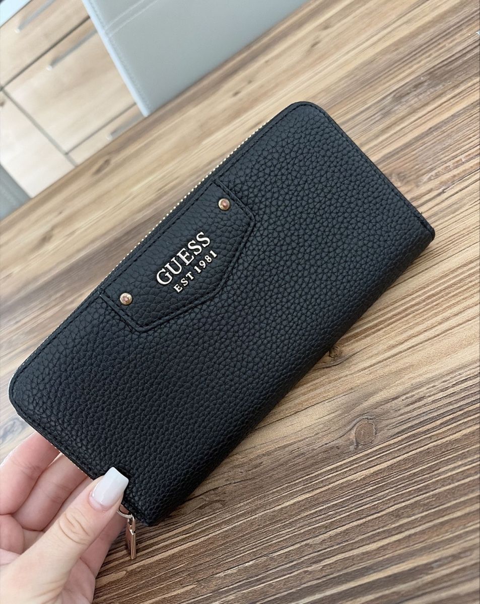 Guess Portamonete: Guess Portemonnaie schwarz – Usato da Bauma venduto da athena00