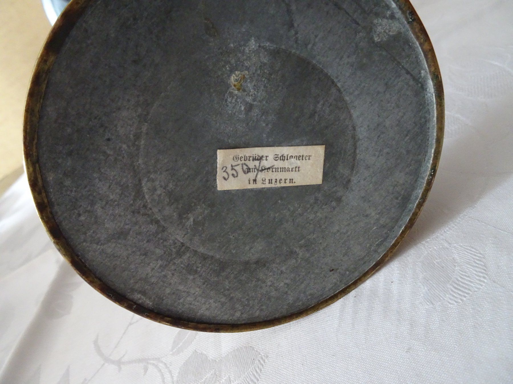 Lampade: Oellampe Messing antik – Usato da Vitznau venduto da Mina60 4