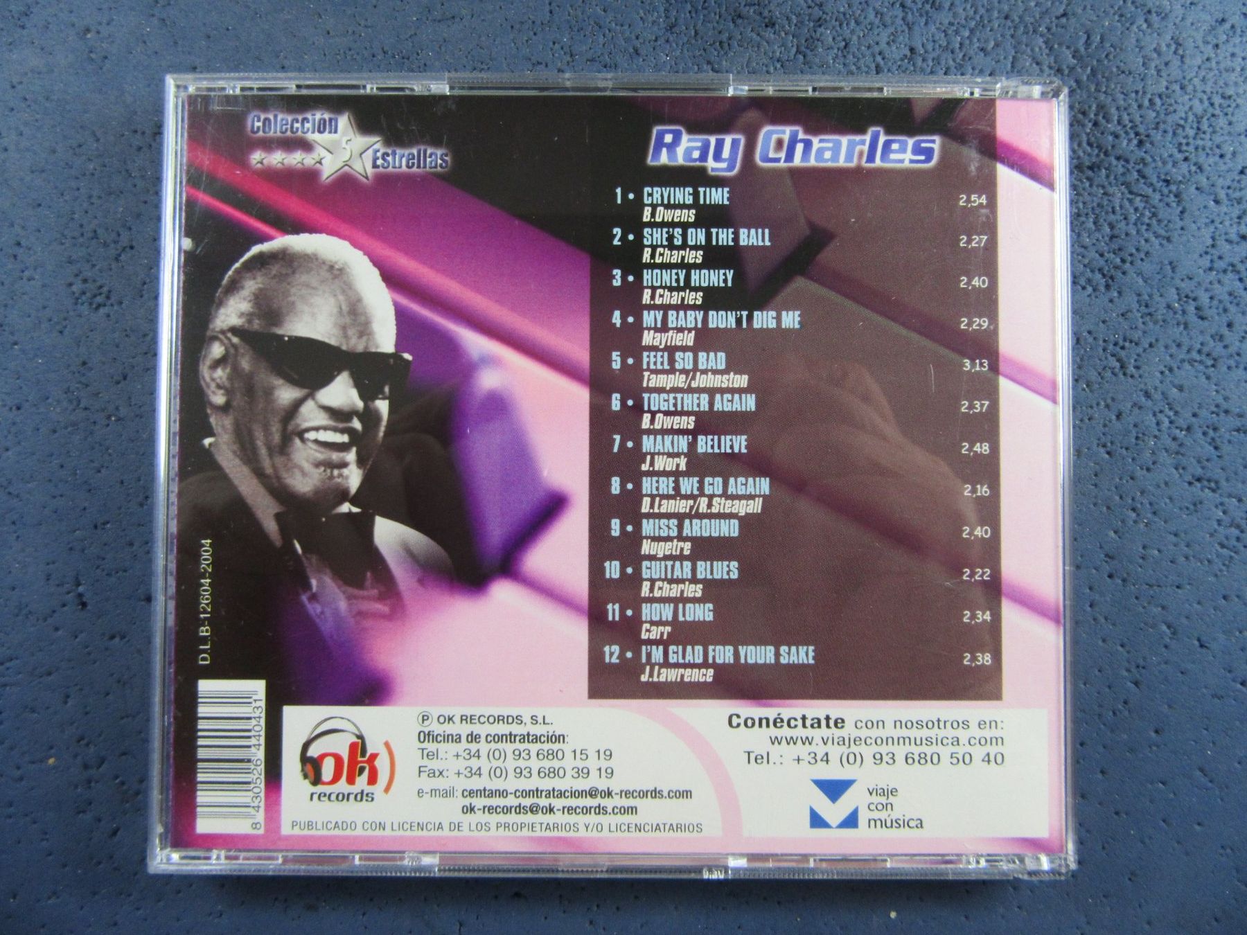 CDs: RAY CHARLES CD 5 ESTRELLAS COLECCTION – Gebraucht aus Ettingen von Hausi4711 1