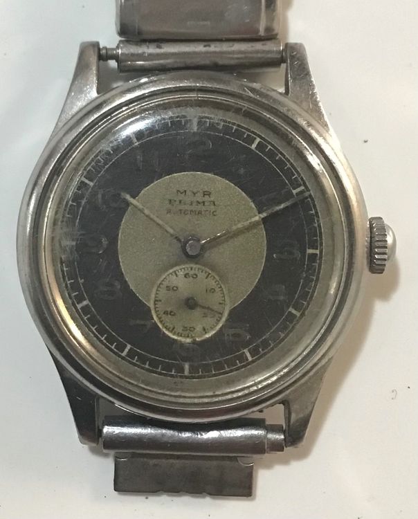 Vintage MYR Prima Thematik Automatik Armbanduhr (Gebraucht) in Root für ...