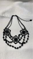 Choker Collier schwarz gebraucht