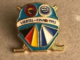 Eishockey Vietelfinal SCB-Ambri Pin