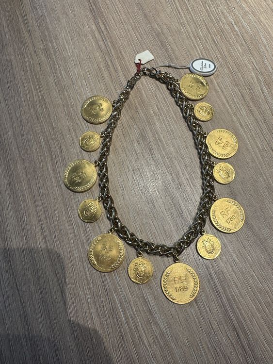 christian dior kette silber