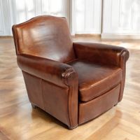 Klubsessel braun Patina Leder "Palermo"