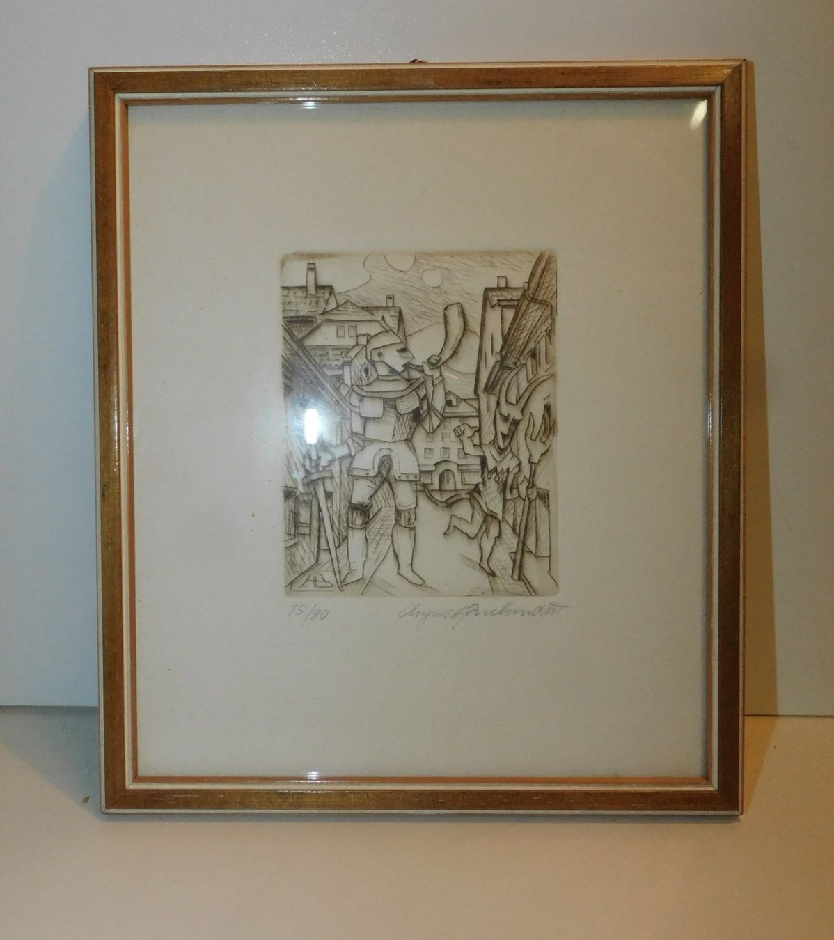 Grafiken & Lithographien: Lithografie limitiert u handsigniert v August Buchmann – Gebraucht aus Sursee von 76