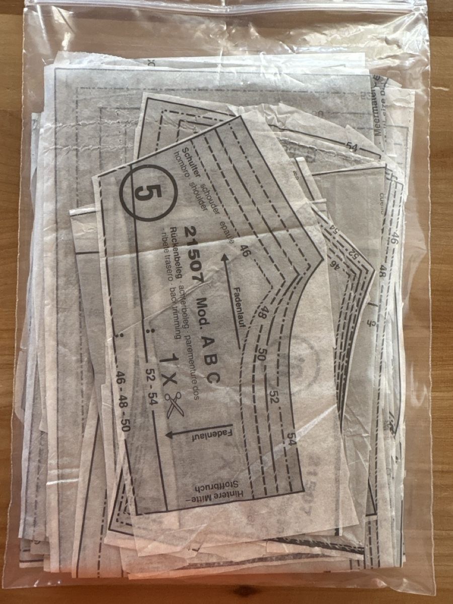 Cartamodelli: Schnittmuster für Herren Jacket – Usato da Rümlang venduto da SchumBru10 1