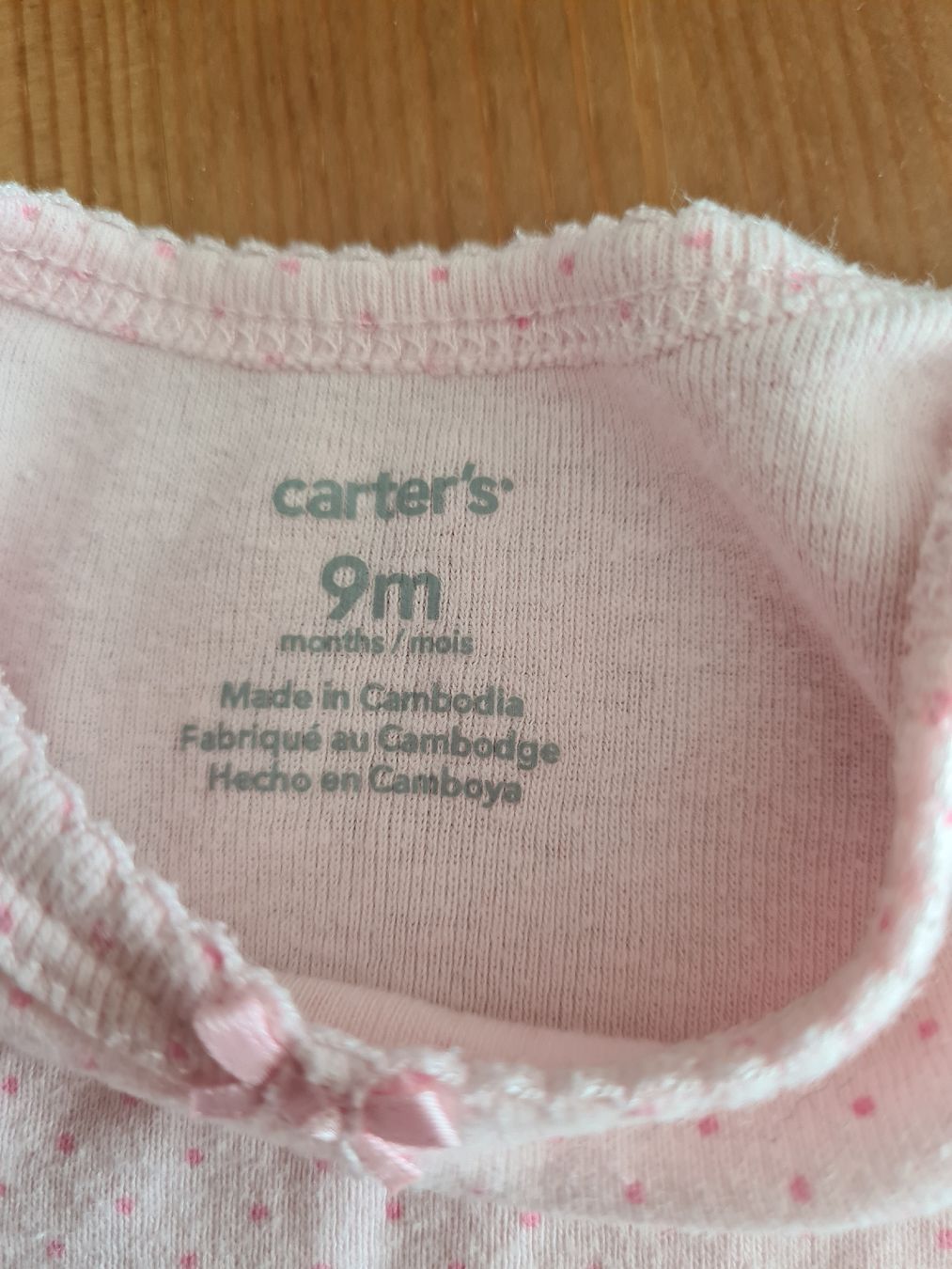 Carter's Biancheria intima: Body kurzarm Rosa Grösse 9 Monate – Usato da Horw venduto da Mirii91 2