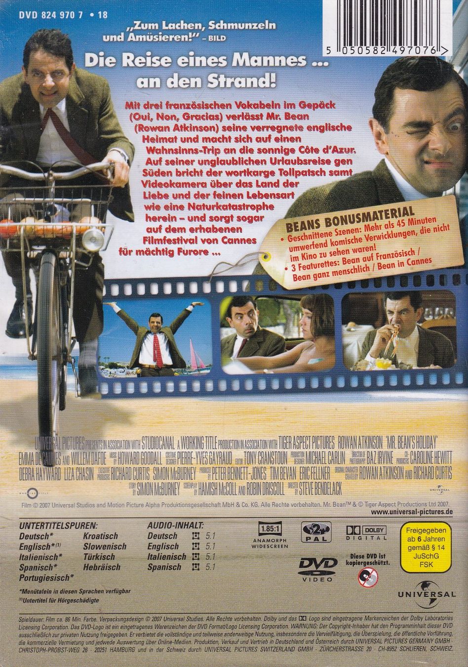Tutti i DVDs: DVD ab Fr. 1.--, Mr. Bean macht Ferien – Usato da Lausen venduto da Mondeo10628 1