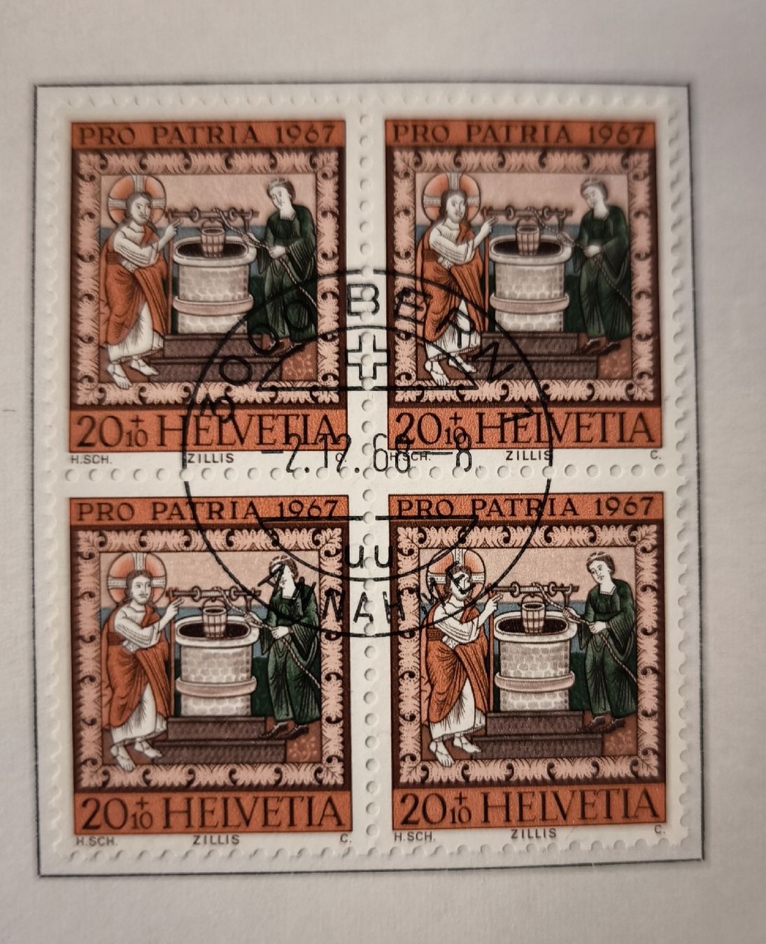 Tutti i francobolli: Briefmarken Pro Papera zwei vierer Block – Nuovo e nell'imballaggio originale da Mittelhäusern venduto da Beatus7