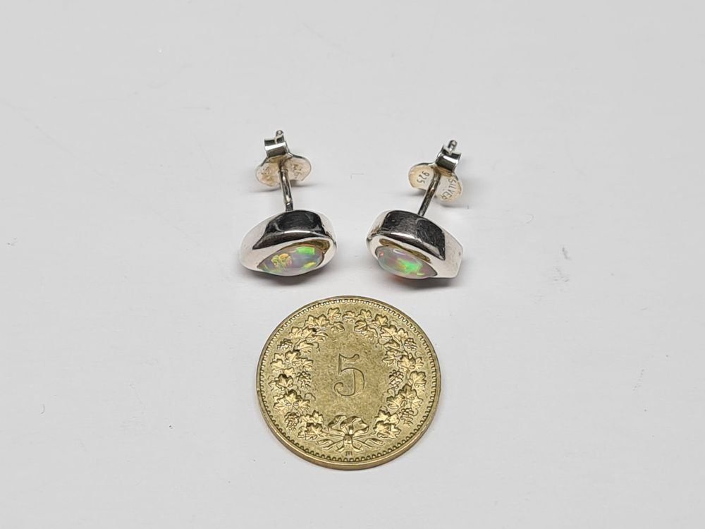 Orecchini pendenti & Orecchini a lobo: Ohrstecker 925 Silber mit Opal – Nuovo e nell'imballaggio originale da Rüti ZH venduto da pep_l9zp 2