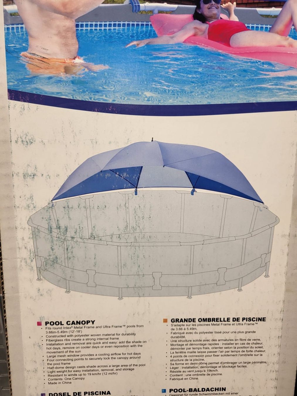Intex Schwimmbad: Intex Pavillon Pool Canopy – Neu und originalverpackt aus Bassersdorf von greenit 1