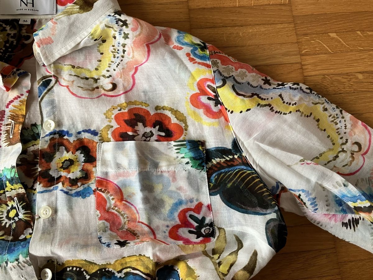 Camicette: Nadine H wunderschöne Tunika/ Bluse mit Seide 36 – Usato da Weiningen ZH venduto da moon-55 2
