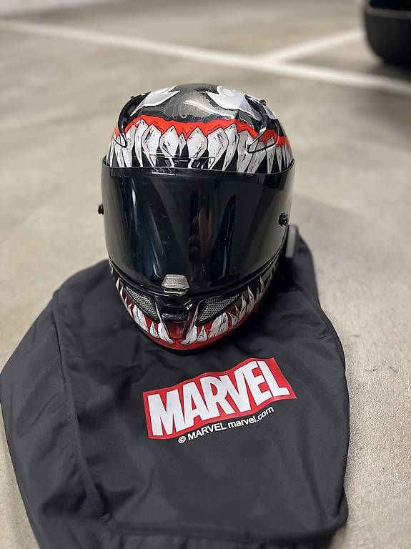 Helme & Visiere: Motorradhelm Marvel inkl. Freecom zu verkaufen – Neu (gemäss Beschreibung) aus Zizers von green_arrow