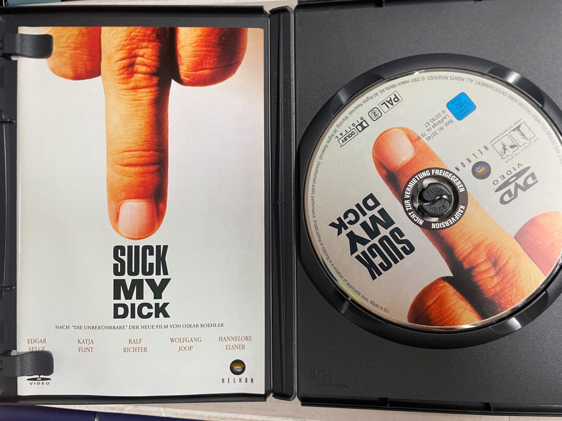 Alle DVDs: Suck My Dick - Edgar Selge – Gebraucht aus Muri b. Bern von AdidasCollector 1