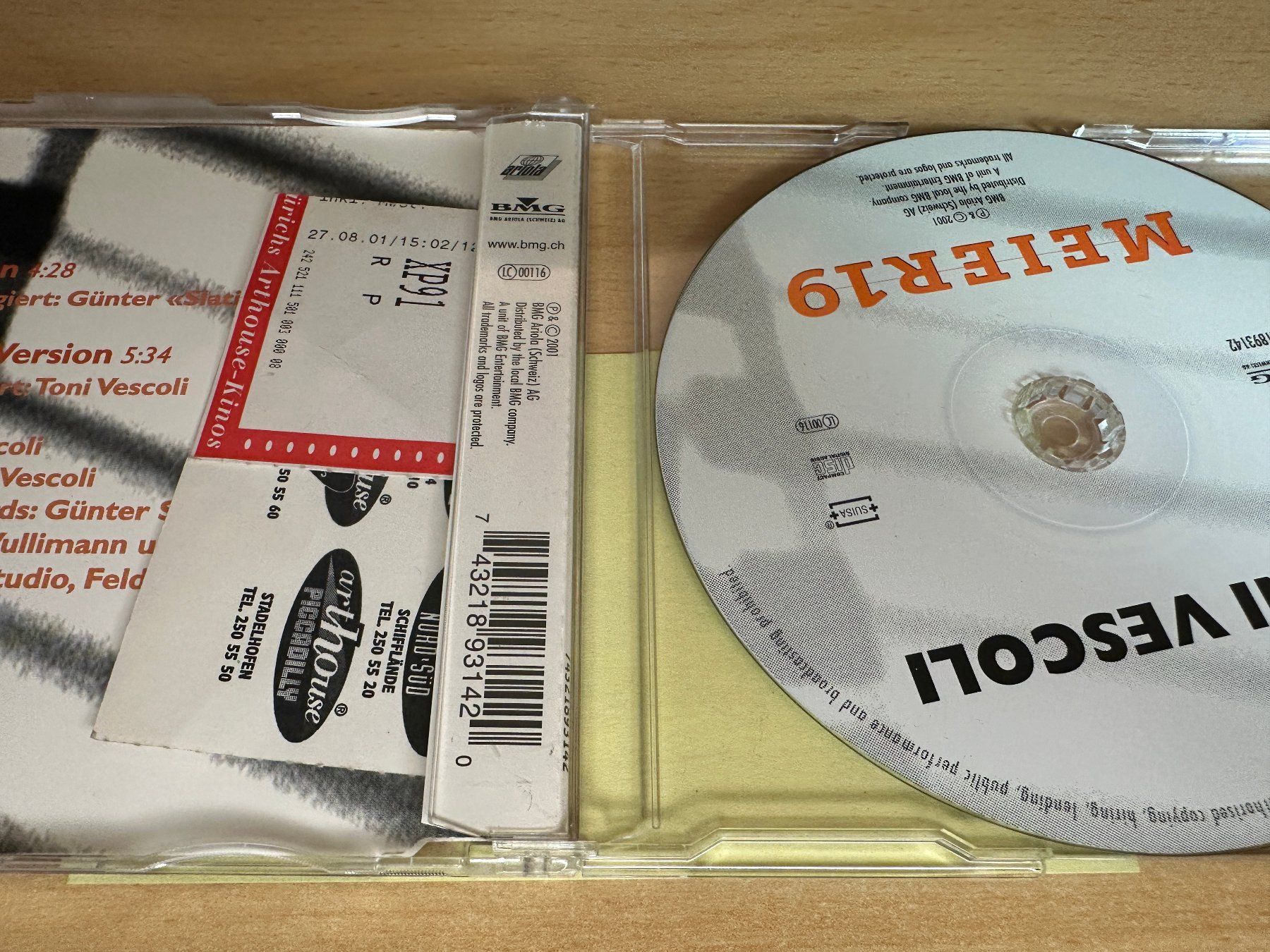 CD: Toni Vescoli – Meier19 - Single CD – Usato da Rikon im Tösstal venduto da Alpenmutz 1