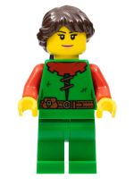 Lego NEU Forestwoman - Red, Ponytail cas558 (2022) Castle