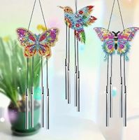 Diamond Painting 4er-Set Windspiel - Kolibri-43-Aufh-1025