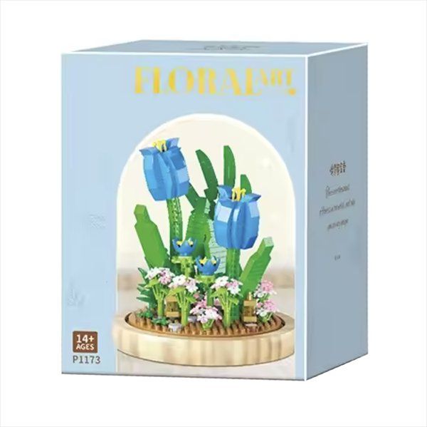 Kit di costruzioni: Blume im Glas: Tulpen / Mini-Bausteine – Nuovo e nell'imballaggio originale da Meisterschwanden venduto da Bigi1 1