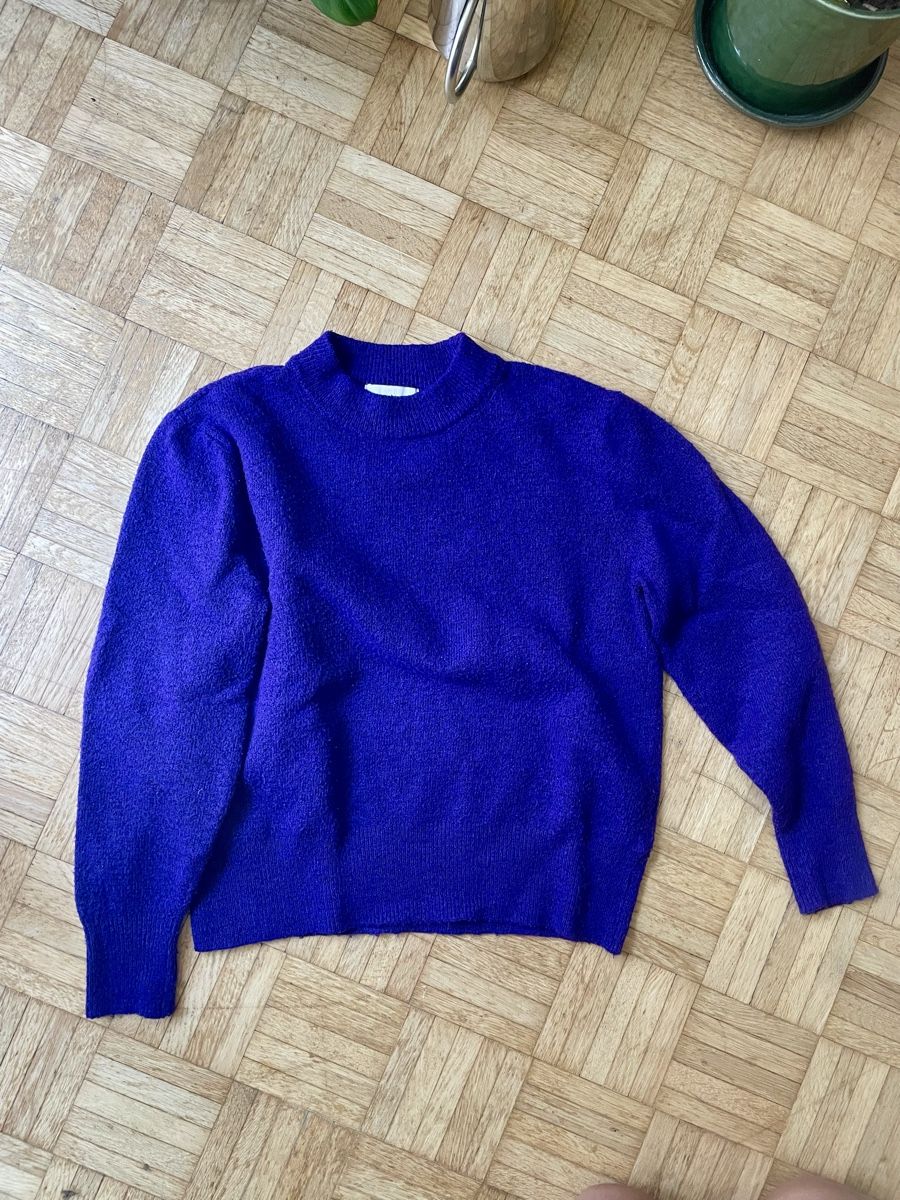 H&M Pulls & Sweat-shirts: Wunderschöner Pullover in Lila/Violett, grosses XS – Neuf (Voir description) à Zürich par Carlajimena 2