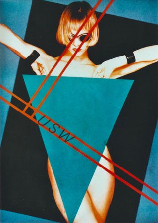 USW BOUTIQUE MODE LAUSANNE 1986 - Affiche originale