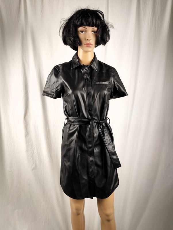 H&M Vestiti: H&M Kunstleder Kleid Gr. XS – Usato da Schübelbach venduto da Restwert_Schubelbach