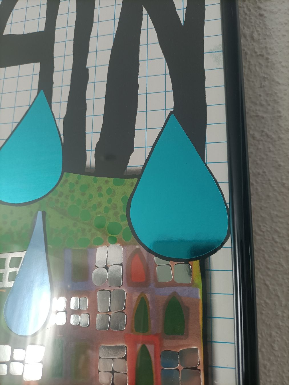 Posters & Illustrations: Original 1983 Hundertwasser "Save the Rain" Kunstdruck  – D'occasion à Egnach par TTLL 1