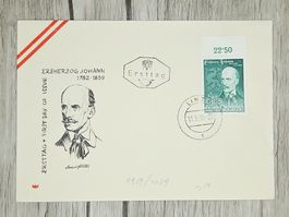 CL14 Enveloppe + Timbre Autriche 1959