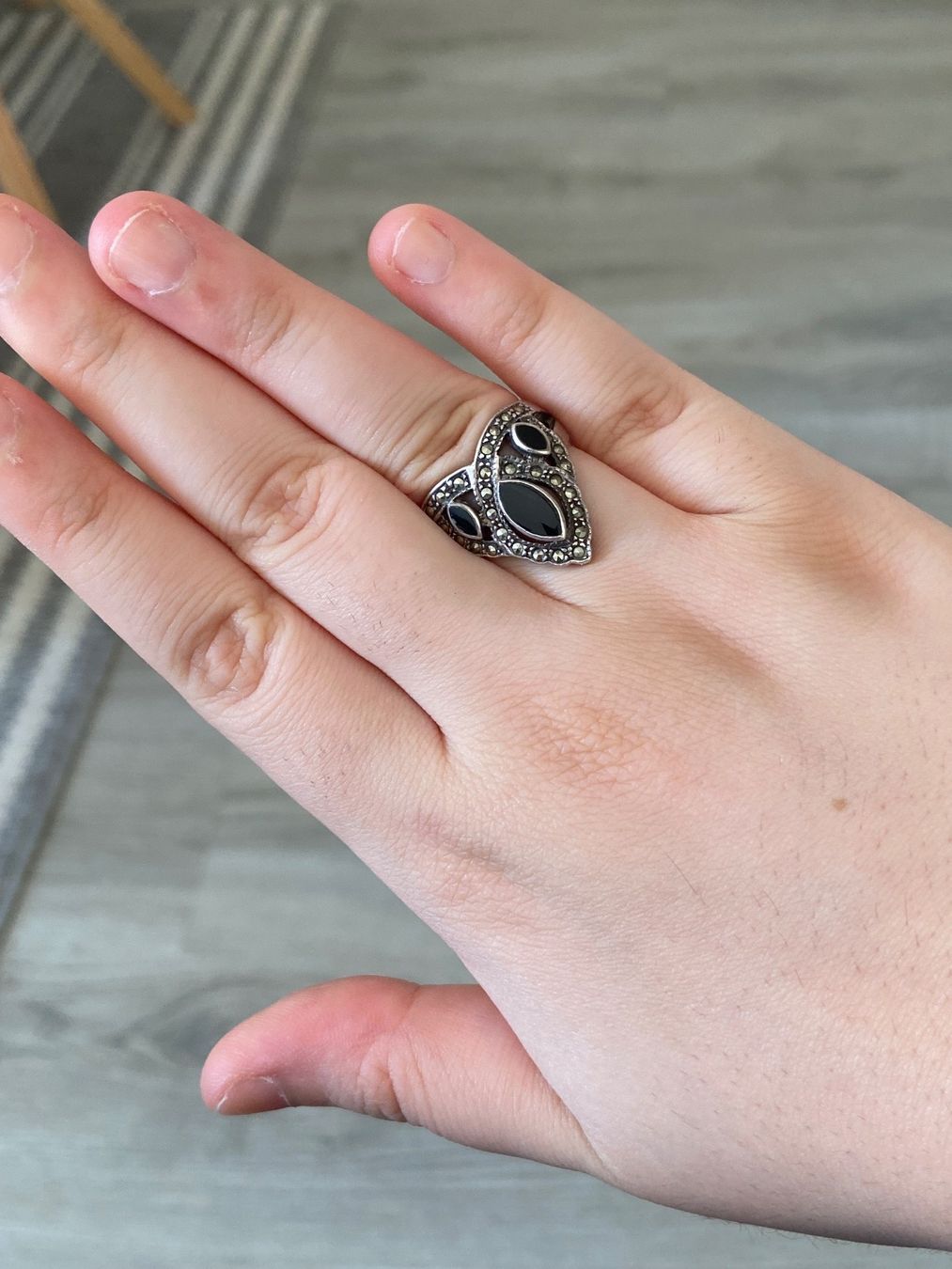 Anelli: Bague en argent taille 55 – Usato da Montreux venduto da Perledor 1