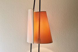 ITALIANA LUCE, ASSYMETRISCHE STEHLAMPE, ARTE LUCE, 60ER/70ER