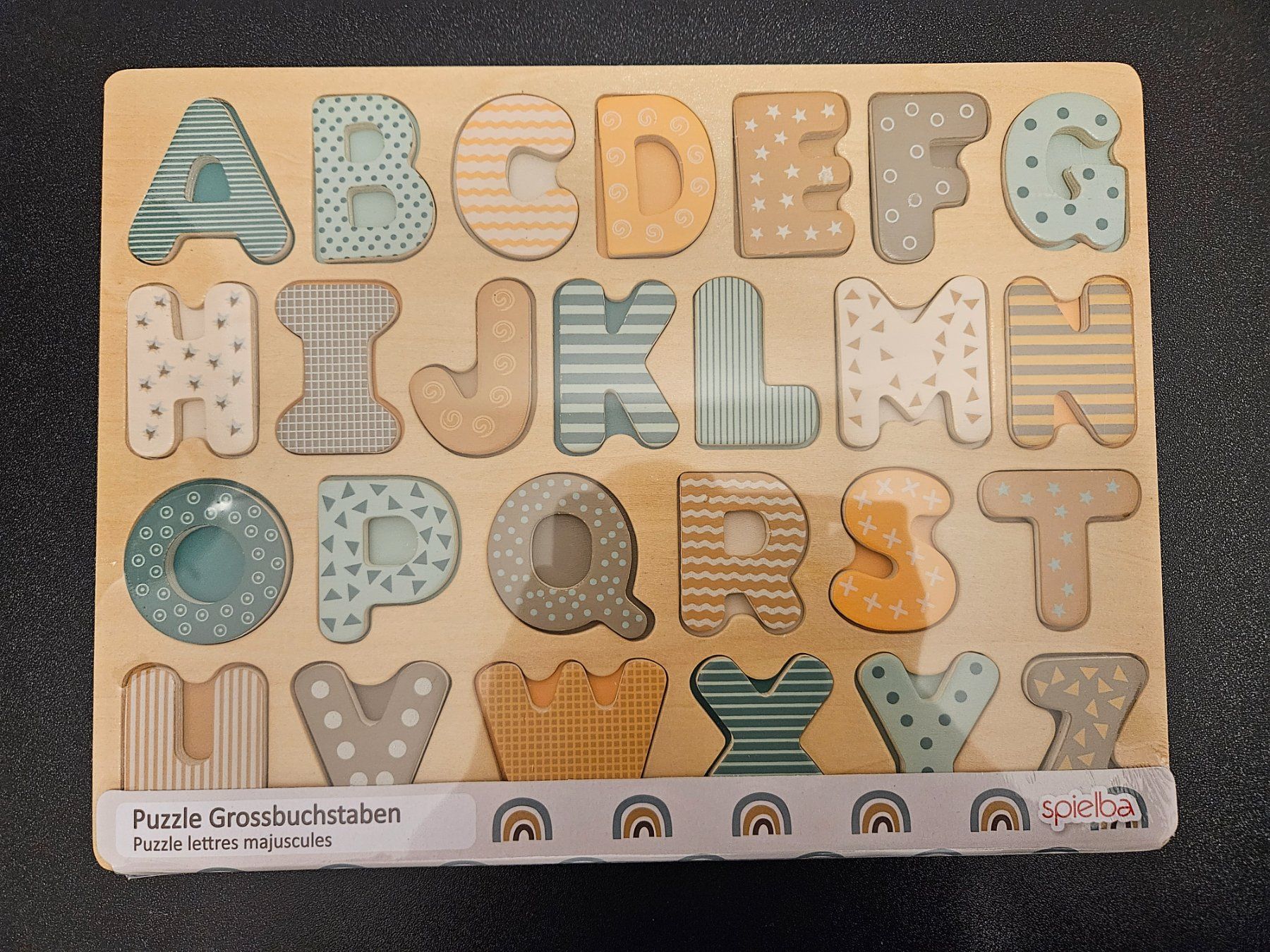 Puzzle: Neu - Spielba - Holzpuzzle Alphabet – Nuovo e nell'imballaggio originale da Dagmersellen venduto da Jarsetz_Restposten