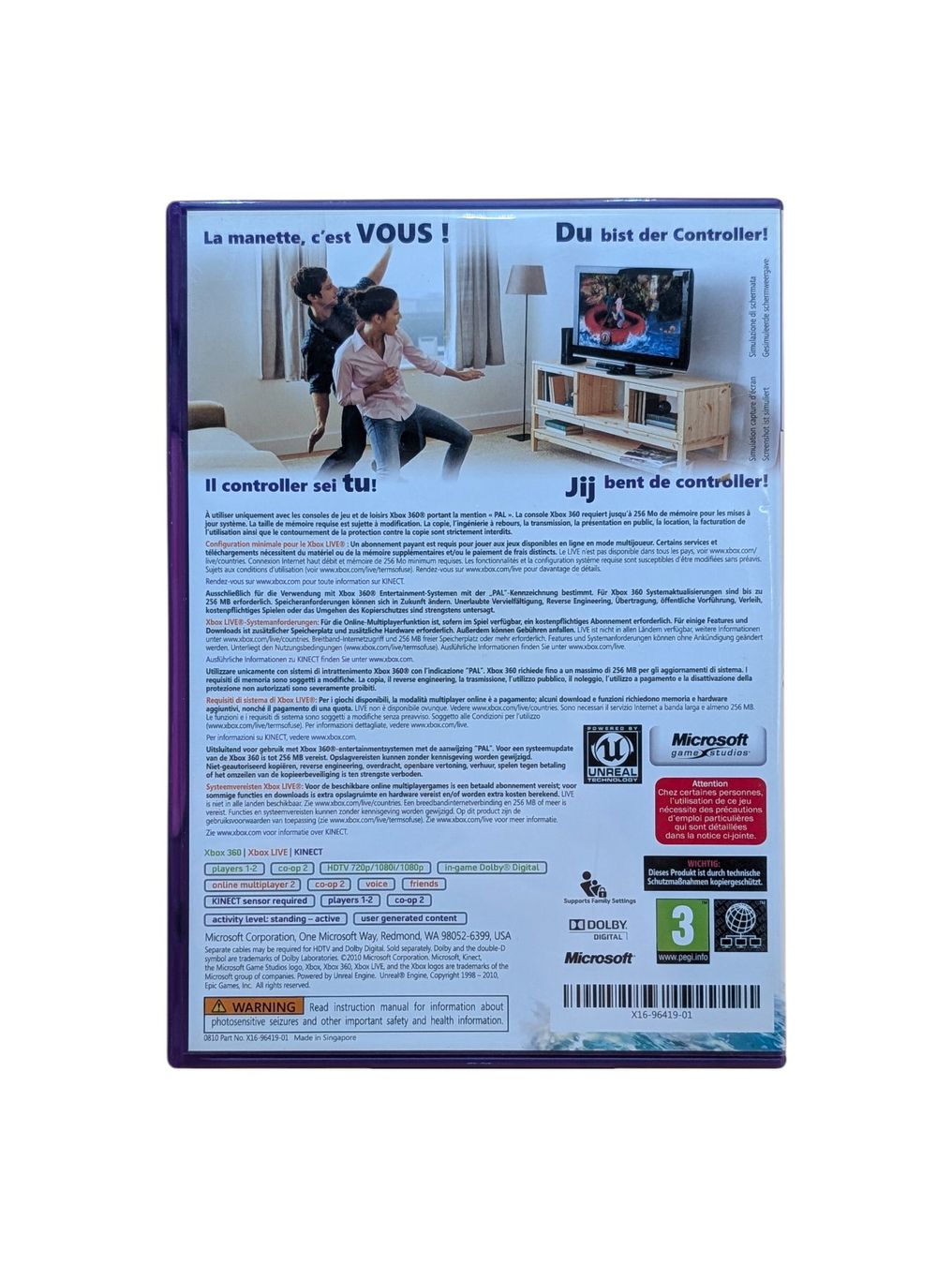 Microsoft Giochi: Kinect Adventures! Xbox 360 ohne Anleitung – Usato da Domat/Ems venduto da IsseldorsShop 1