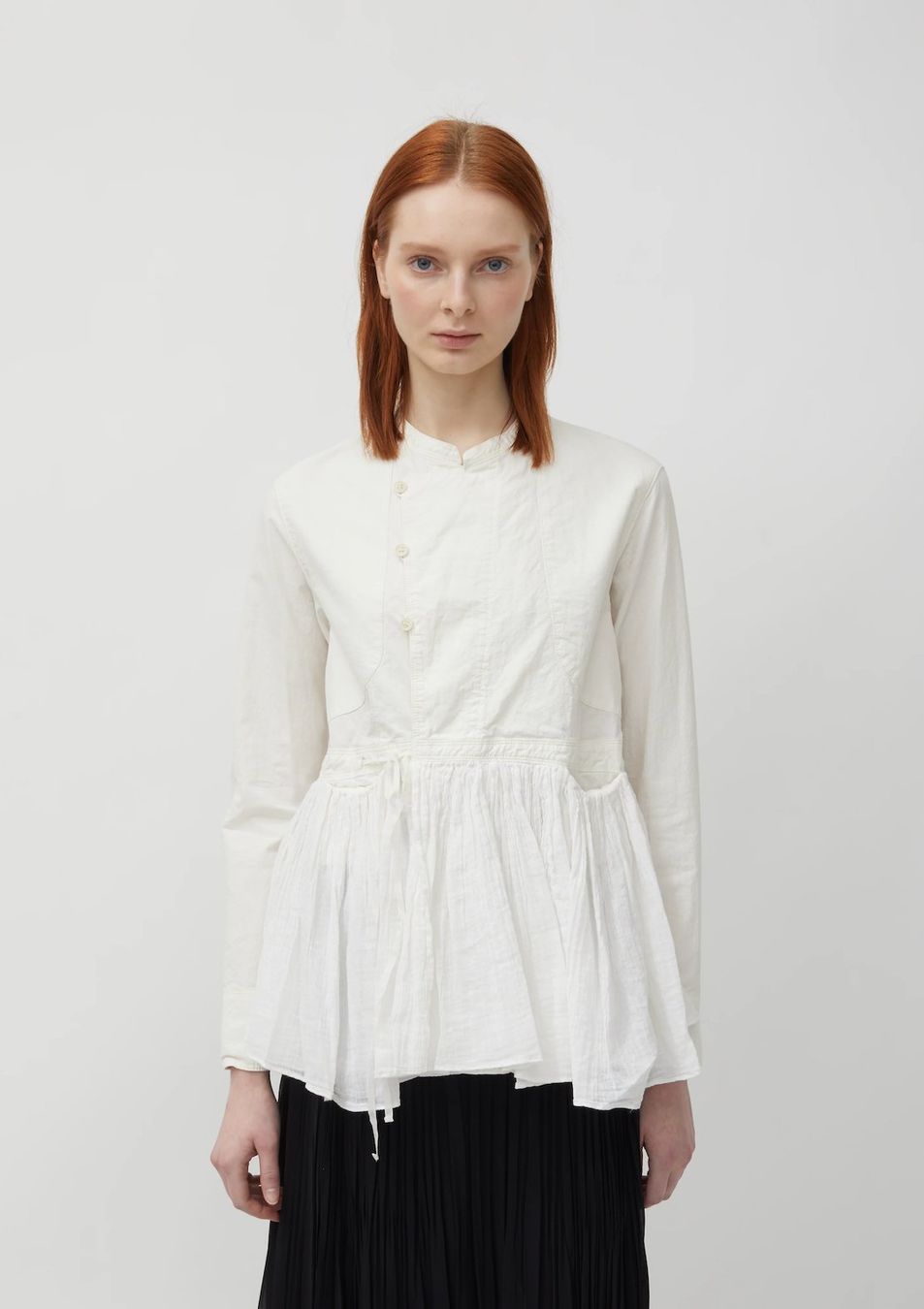 Vestes: Pas de Calais 'Asayo' white cotton and hemp jacket | 36 – D'occasion à Basel par gladghost