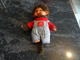 Süsser Monchhichi Affe mit Latzhose Guter Zustand für Sammle