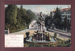 ST. GALLEN - Broder-Brunnen - 1903