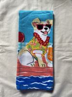 Summer kitchen Towel - Cool Dog Design 🐶☀️🌴