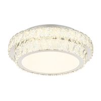 LED Deckenleuchte, K5 Kristalle, 40 cm Ø