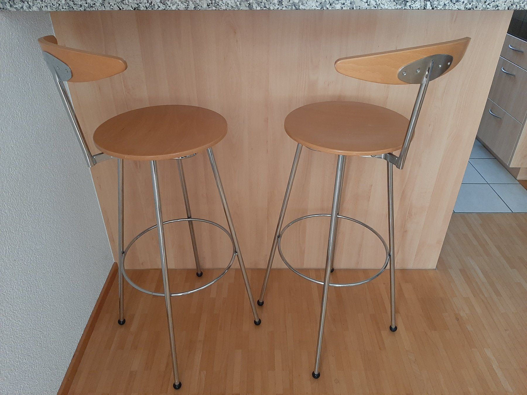 Sgabelli: 2 Barhocker - Metall + Holz – Usato da Niederhasli venduto da pri_62hf 4