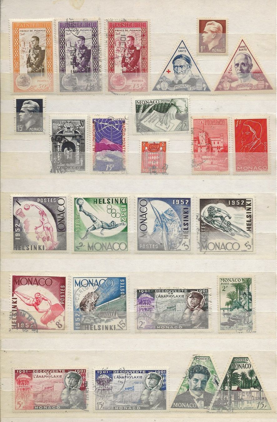 Tutti i francobolli: Lot Monaco 1950 ... – Usato da Sion venduto da PierreP01