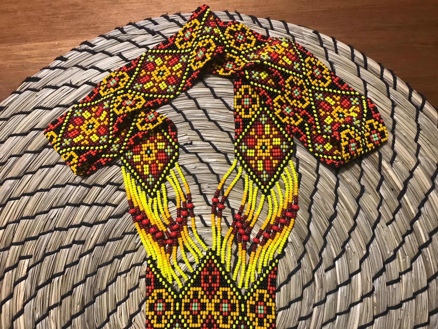 Catenine: Glasperlen Amazonas Kette – Nuovo (secondo la descrizione) da Basel venduto da Michael-Keltoi 3