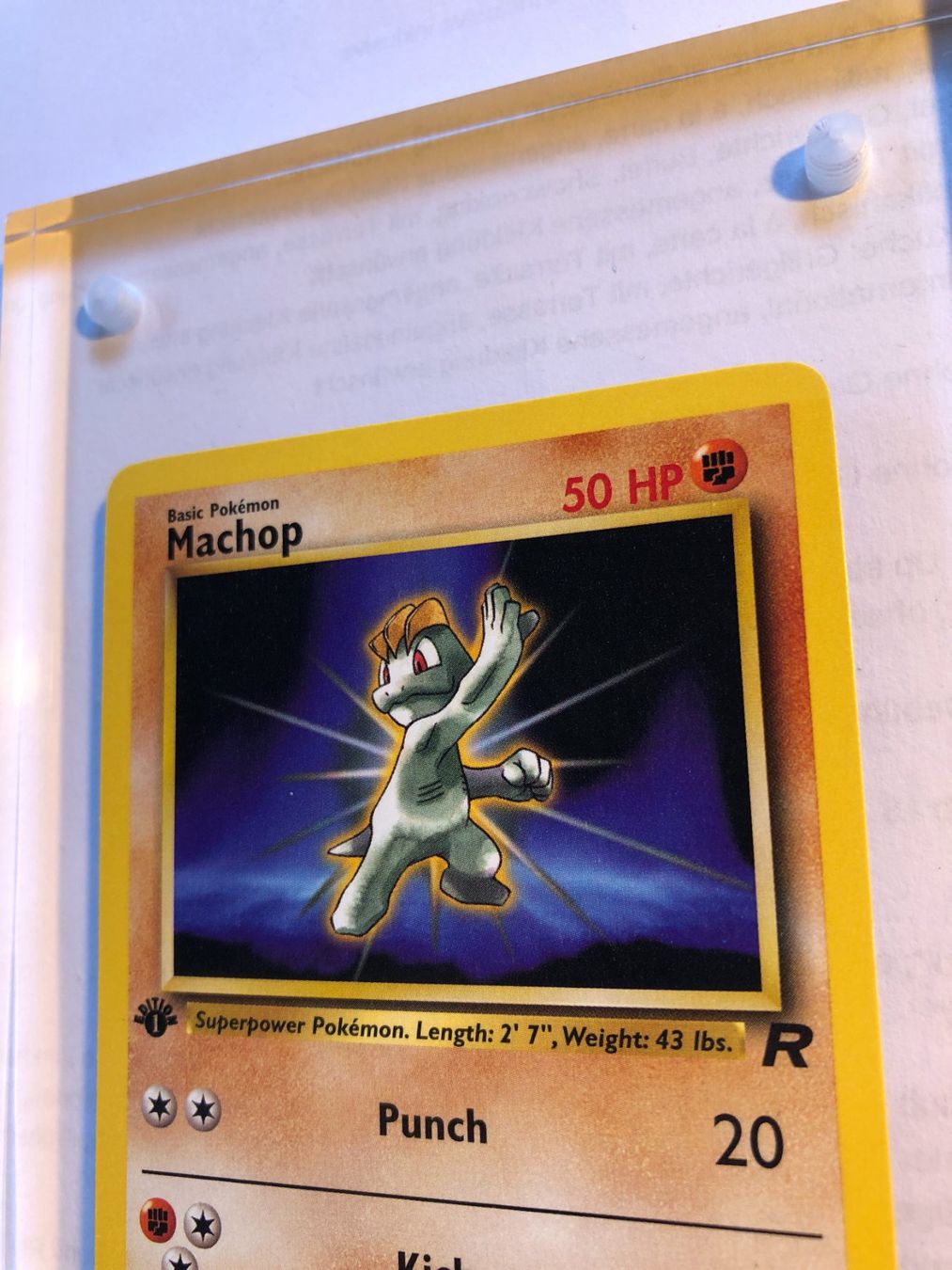 Carte collezionabili: Machop 1st Team Rocket - MINT - ab 1.- – Usato da Giubiasco venduto da dan_pr8b 3