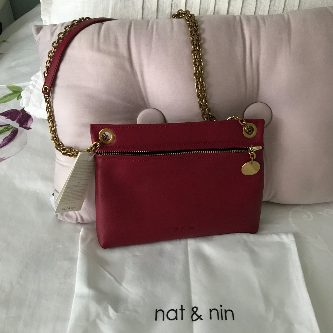 Nat & Nin Borse da donna: Nat und Nin schlanke Umhängetasche Leder – Usato da Muttenz venduto da einfach-schoen