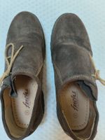 Fuchs Trachtenmoden Schuhe Veloursleder braun Grösse 45