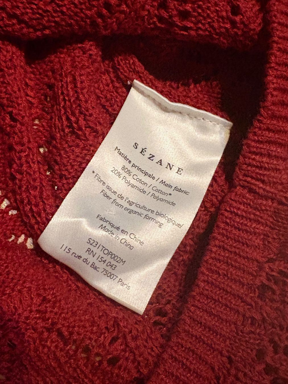 Sezane Top: Sézane Top Gr. S – Nuovo (secondo la descrizione) da Genève venduto da sunandwind 2