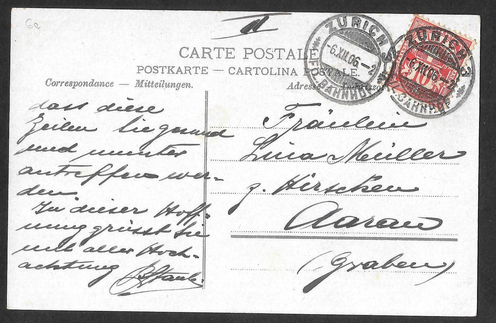 Cartoline postali: Zürich Utoquai mit Dampfschiff Speer – Usato da Olten venduto da clotaldi 1