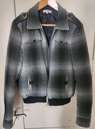 PAUL & JOE Paris Designer Wolljacke Blouson Gr. L 100% Wolle