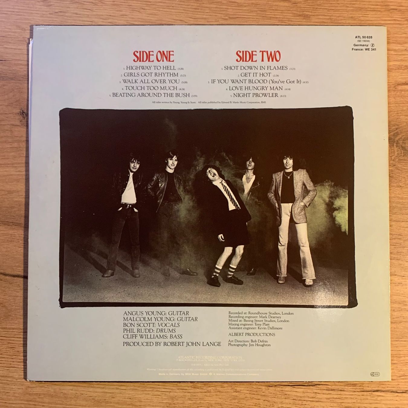 Dischi in vinile: AC/DC - HIGHWAY TO HELL...OG GER 1979...VG+/VG+ – Usato da Gals venduto da Diskopat 1